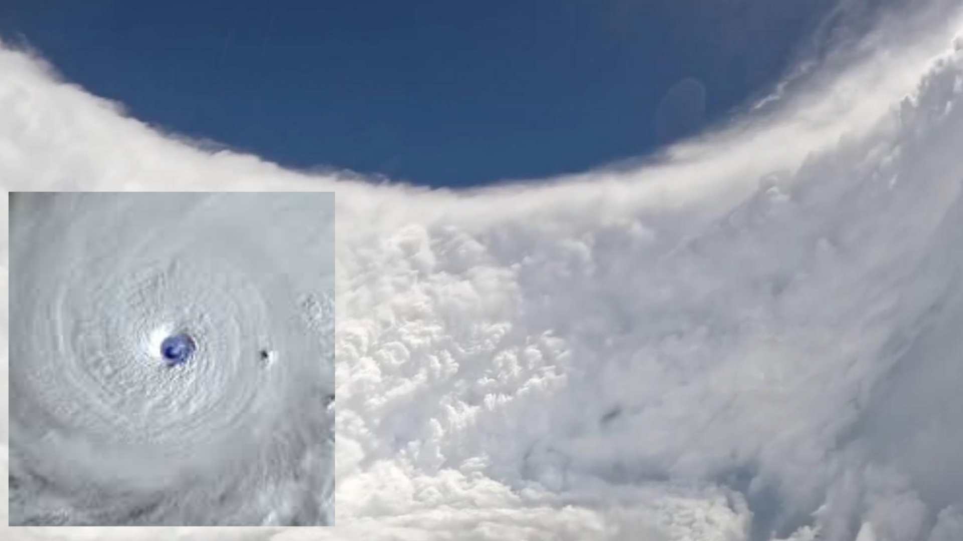 Inside the eye of Hurricane Melissa