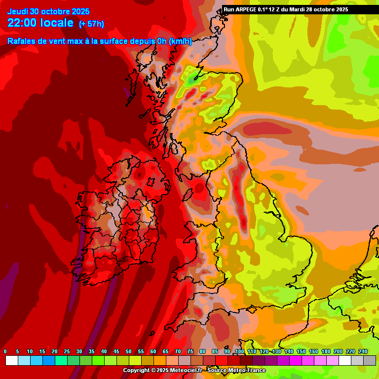 Maximum-wind-gusts-up-to-Thursday-night Status Yellow weather warnings for four counties