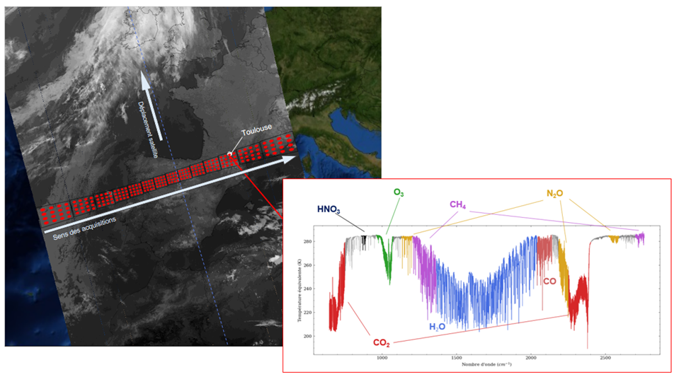 Premier-spectre-de-latmosphere-acquis-par-linstrument-IASI-NG-au-dessus-de-Toulouse Next-generation weather satellite sends back first data