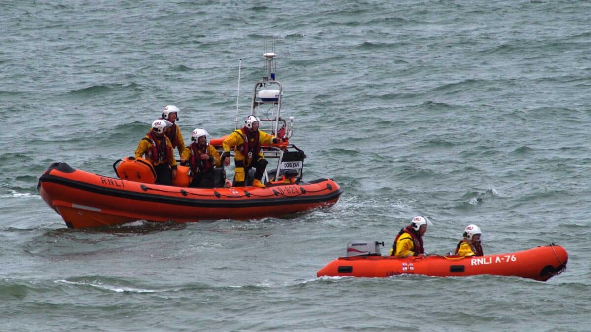RNLI-personnel-at-sea-1200x675 Agencies Issue Bank Holiday Water Safety Warning