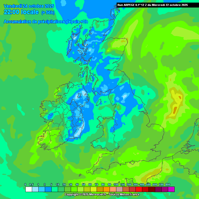Rain-totals-up-to-Friday-evening Wind and rain to give way to cooler and drier conditions