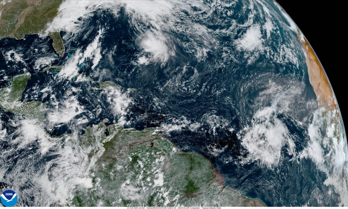 Satellite-image-on-Sunday-evening.-Credit-NOAA-1200x720 New Tropical Depression May Form in Atlantic as Jerry Dissipates