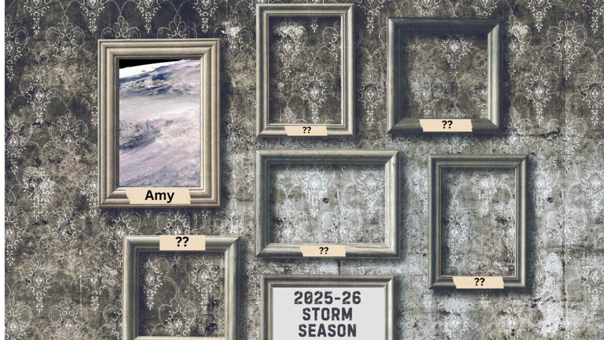 Storm Amy is the first named storm of the season.