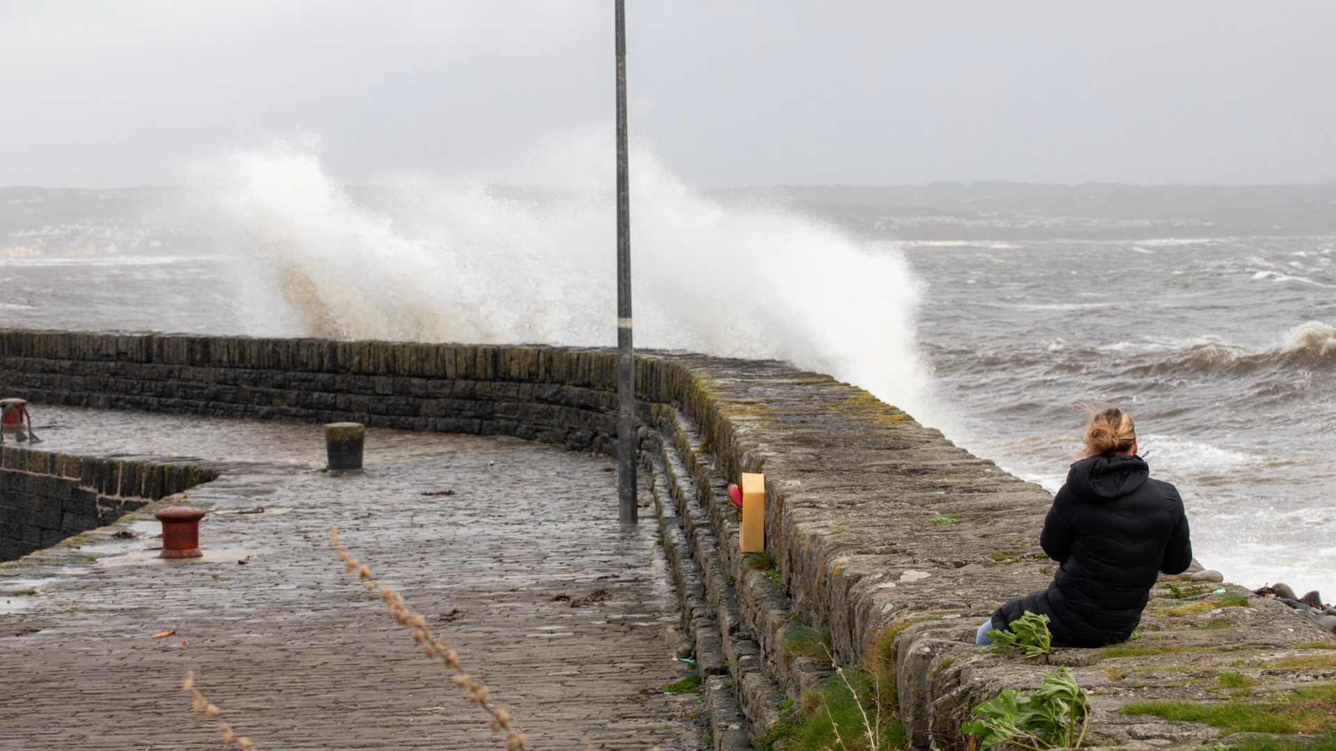 Storm Amy in County Clare. Credit Pat Flynn