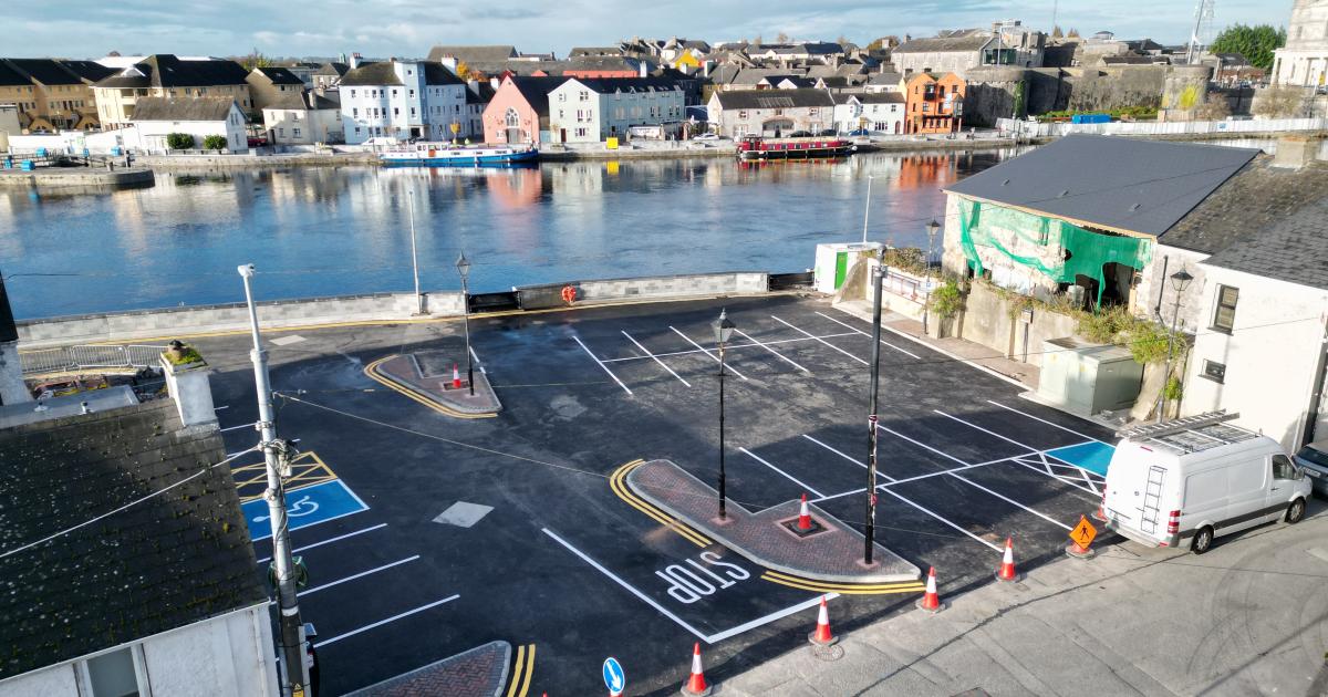 The-Strand-Carpark-Athlone.-Credit-Uisce-Eireann Athlone drainage project in final phase