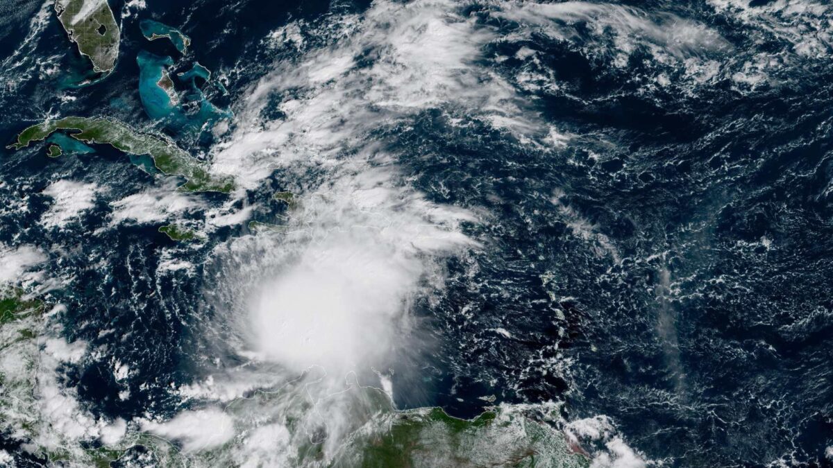 Tropical-Storm-Melissa-on-Wednesday-afternoon.-Credit-NOAA-1200x675 Tropical Storm Melissa brings flooding threat to Jamaica and Haiti