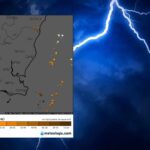 Halloween sparks fly as thunderstorms roll across south and southeast 6 Lightning