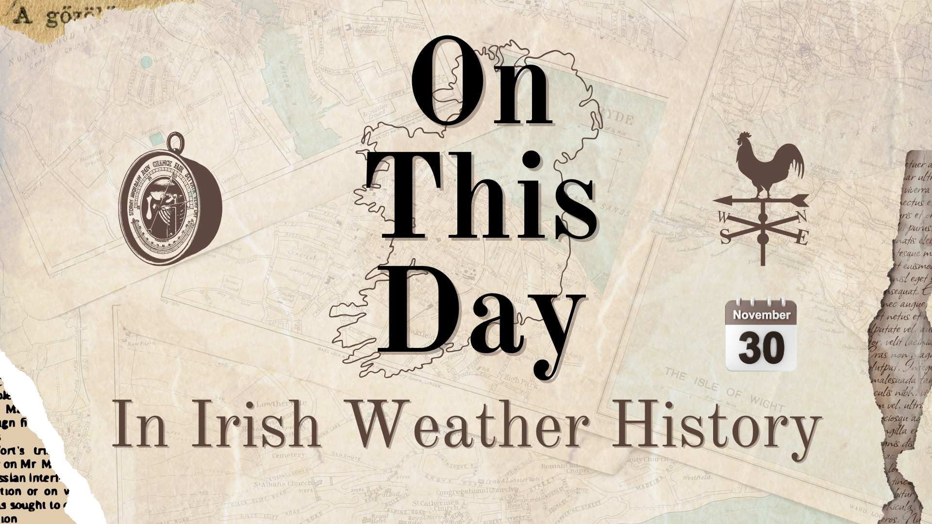 On This Day (30 November) in Irish Weather History 16 On This Day in Irish Weather History