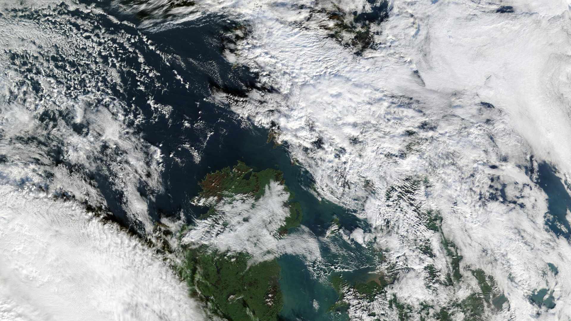 Rain moves into the west of Ireland on 8 November 2025