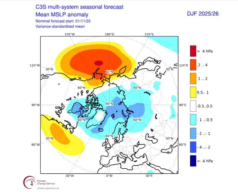 a-Copy Copernicus forecasts mild, wet winter for much of Europe
