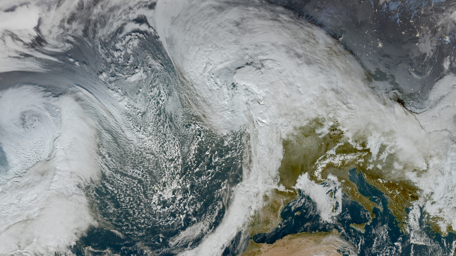 This image of Storm Bram was captured by the FCI instrument onboard the Meteosat-12 geostationary weather satellite on 9 December 2025. Credit EUMETSAT