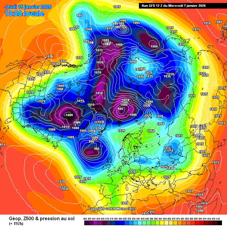 pressure Mixed Weather Signals for Mid to Late January